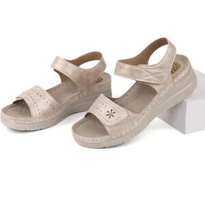 JABASIC Women Comfortable Orthotic Walking Sandals